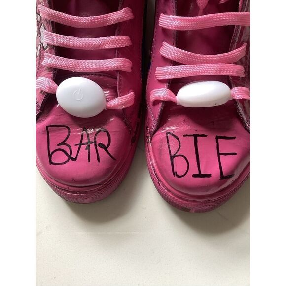 Kenneth Cole Reaction Hand Painted Barbie Core Ken Shoes Sz 12 - Picture 8 of 13